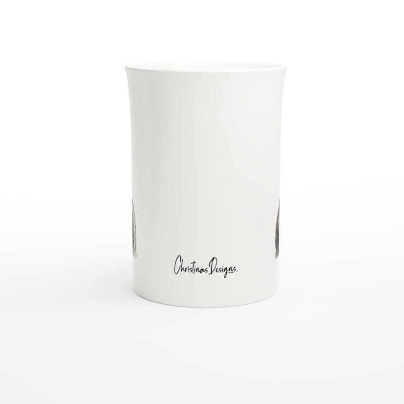 Curios Badger Porcelain Mug