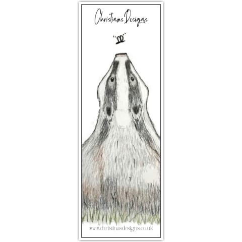 Curios Badger Bookmark